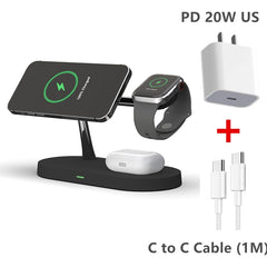 3-in-1 Wireless Magsafe Charger Stand - Qobeyhub