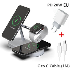 3-in-1 Wireless Magsafe Charger Stand - Qobeyhub