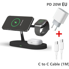 3-in-1 Wireless Magsafe Charger Stand - Qobeyhub