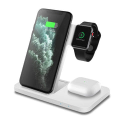 3in1 Wireless Fast Charger Dock Station - Qobeyhub