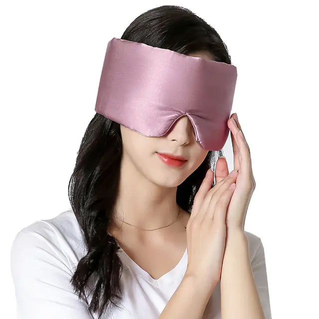 DreamSilk Double Layer Silk Sleeping Mask - Qobeyhub