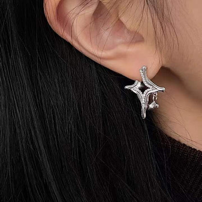 Asterism Rhinestone Earrings - Qobeyhub