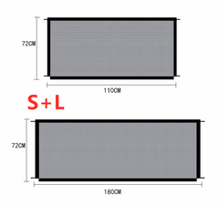 Black Foldable Protection Pet Safety Gate - Qobeyhub