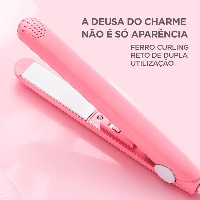 Ceramic Mini Hair Straightener - Qobeyhub