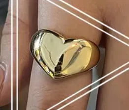 Creative Love Gold Ring - Qobeyhub - DTJI7M2