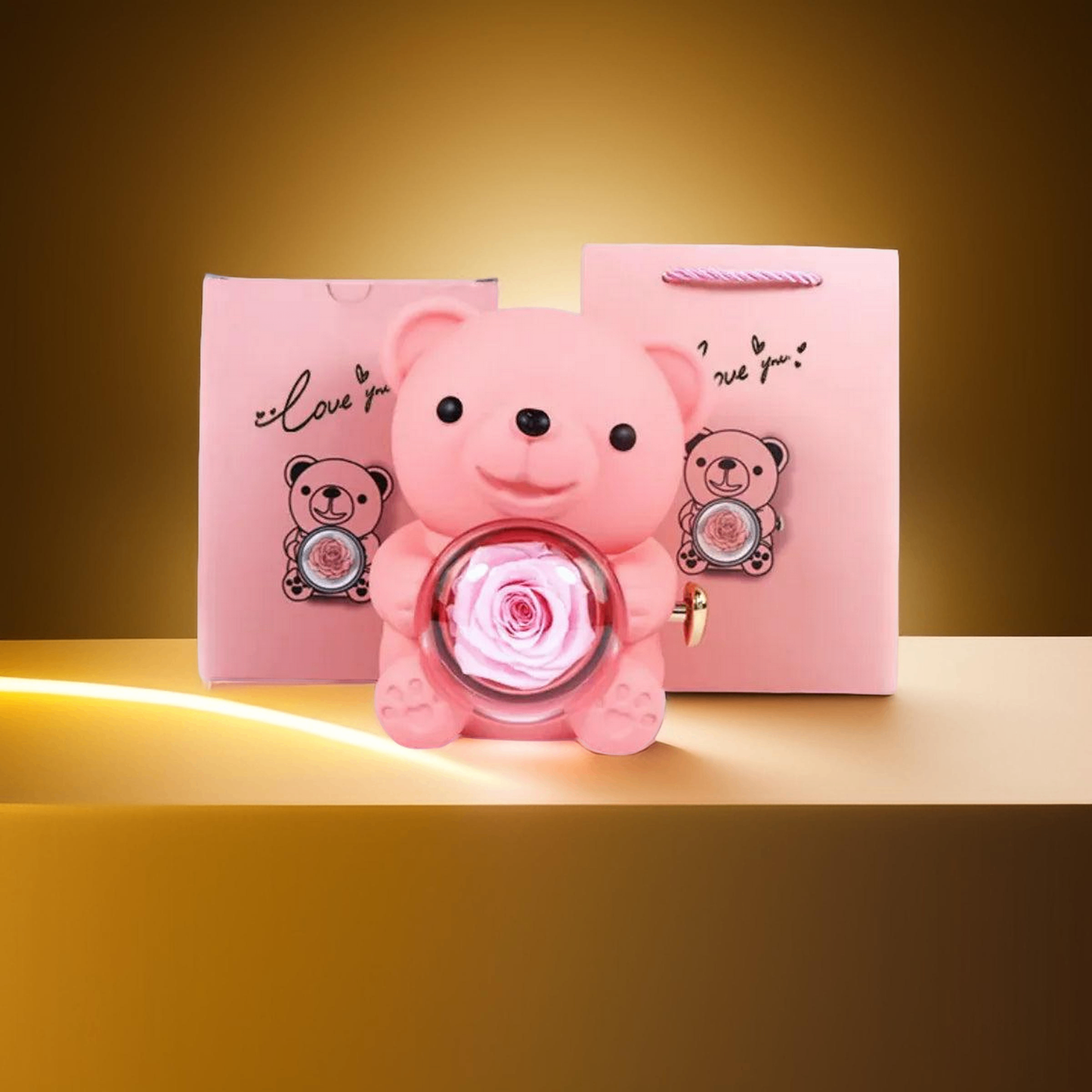 TwirlBloom™ Bear Jewellery Gift Box - Qobeyhub