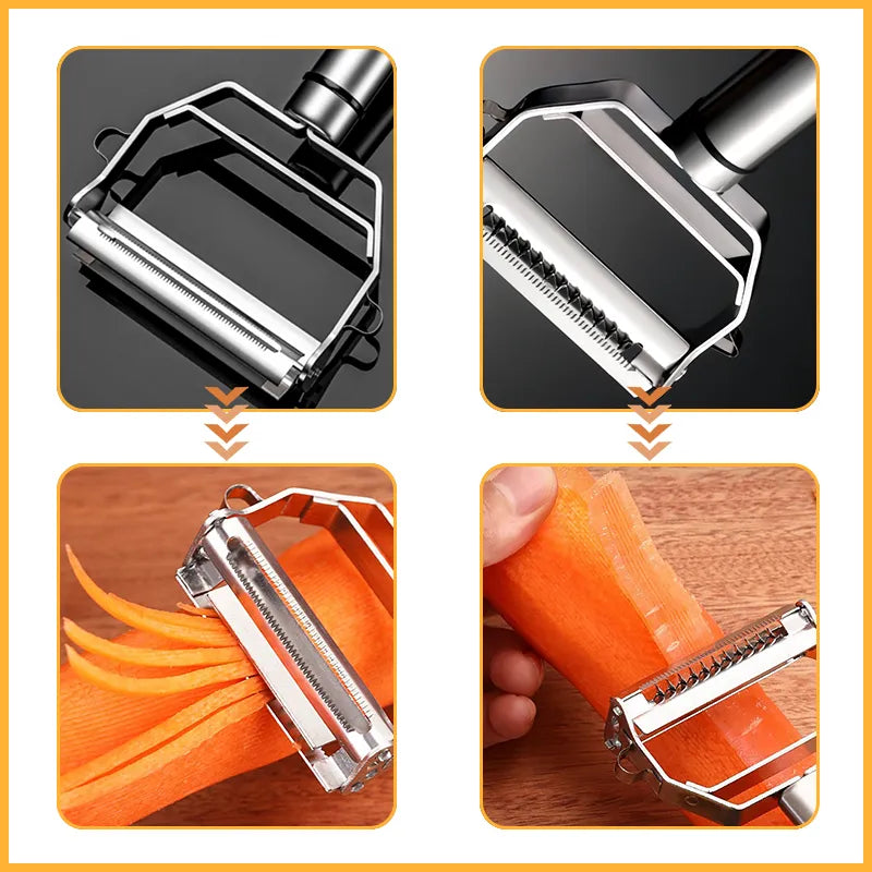 Stainless Steel Kitchen Vegetable Peeler - Qobeyhub