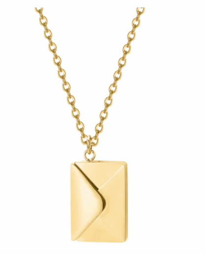 Envelope Necklace - Qobeyhub