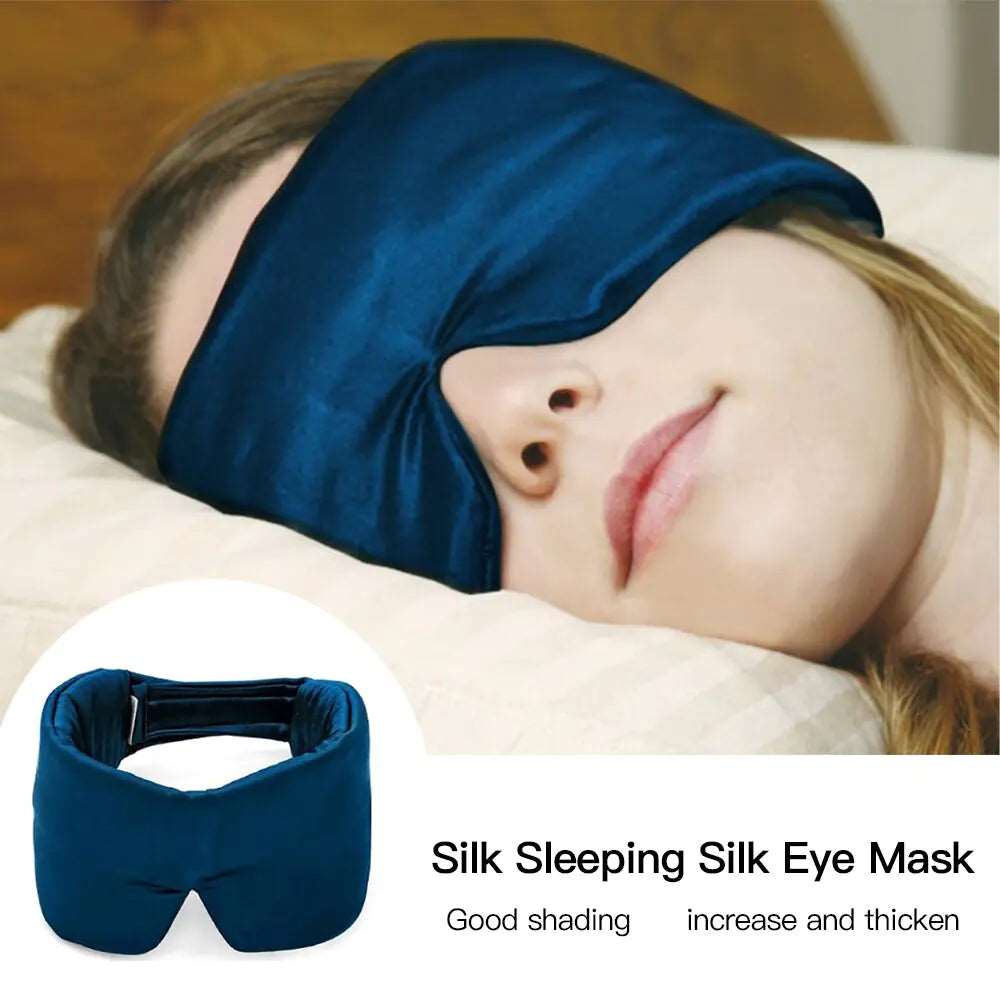 DreamSilk Double Layer Silk Sleeping Mask - Qobeyhub