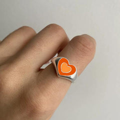 Creative Love Heart Ring - Qobeyhub