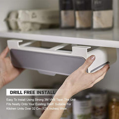 Kitchen Self-Adhesive Wall-Mounted Spice Organizer - Qobeyhub