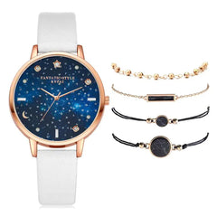 ✨ Lvpai Luxe 5-in-1 Crystal Watch &amp; Bracelet Set 🔥 Hot Sale 50% OFF🚀t - Qobeyhub