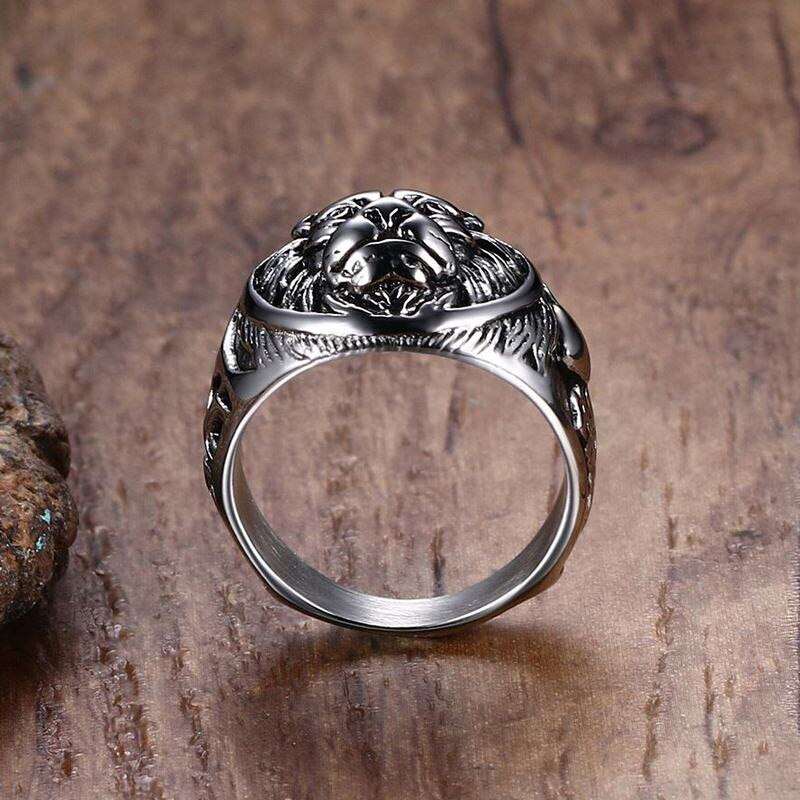 Lion Head Rings - Qobeyhub