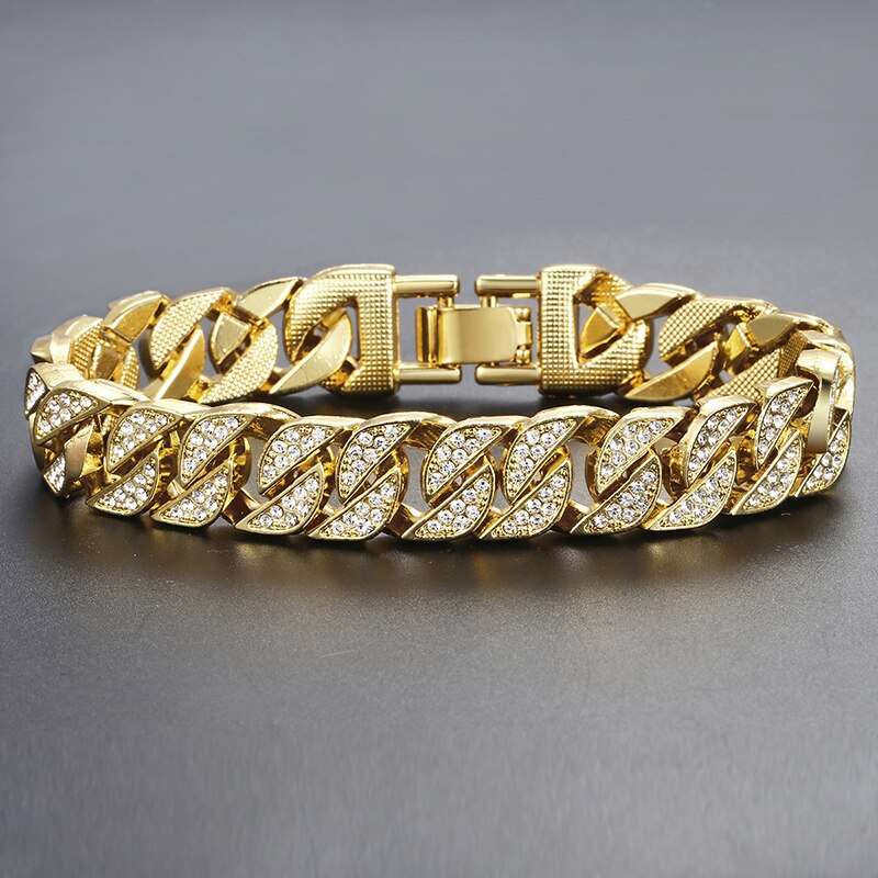 Miami Gold Curb Cuban Bracelet - Qobeyhub