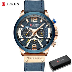 Military Leather Chronograph Wristwatch - 50% OFF 🕒 Hot Sale!- Qobeyhub