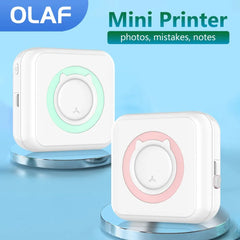 Mini Printer Portable Thermal Stickers - Qobeyhub