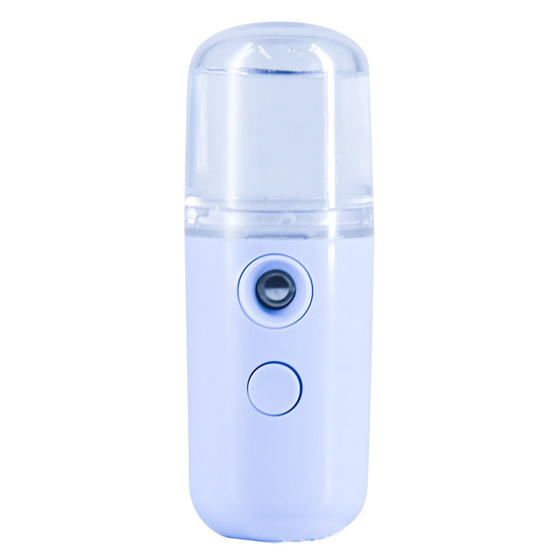 Nano Mist Facial Sprayer Beauty Instrument USB Face Steamer Moisturizing Beauty - Qobeyhub