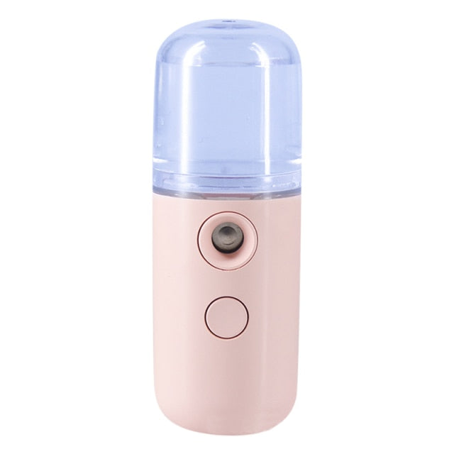 Nano Mist Facial Sprayer Beauty Instrument USB Face Steamer Moisturizing Beauty - Qobeyhub