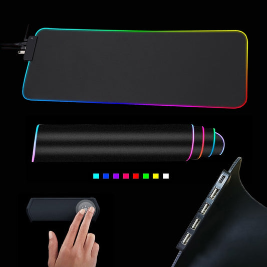 RGB Mouse Pad with Cable - Qobeyhub