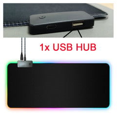 RGB Mouse Pad with Cable - Qobeyhub