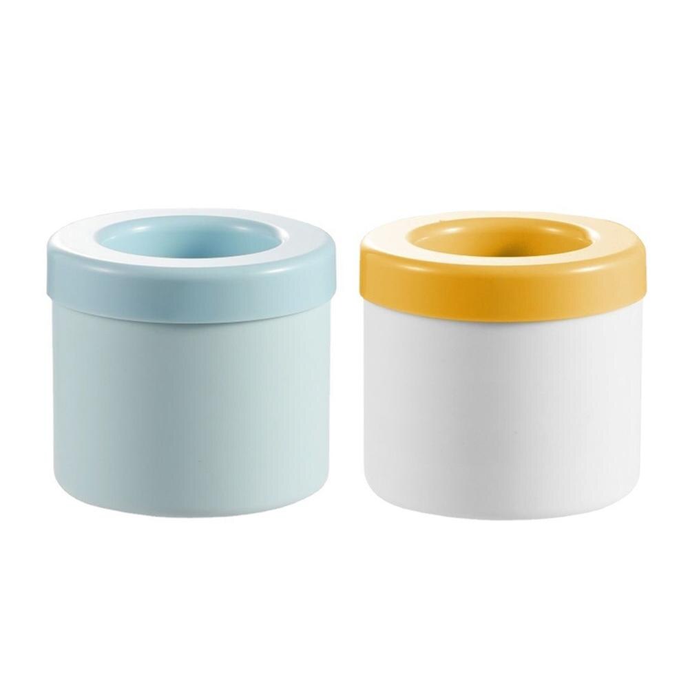 Silicone Cylinder Portable Ice Maker Bucket - Qobeyhub