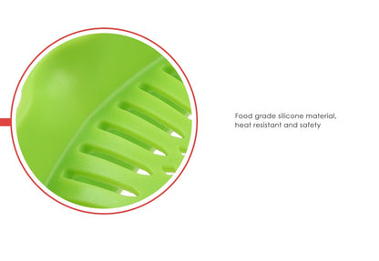 Silicone Kitchen Snap N Strain Filter - Qobeyhub