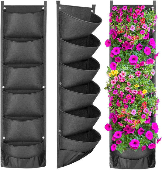 Vertical Hanging Garden Flower Pots - Qobeyhub