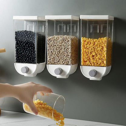 Wall-Mounted Kitchen Multi-Grain Sealed Jars - Qobeyhub