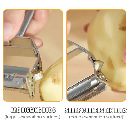 Stainless Steel Kitchen Vegetable Peeler - Qobeyhub