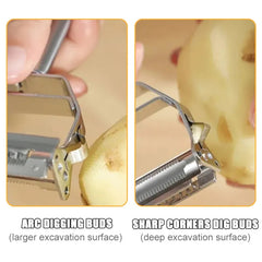 Stainless Steel Kitchen Vegetable Peeler - Qobeyhub