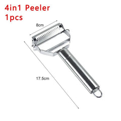 Stainless Steel Kitchen Vegetable Peeler - Qobeyhub