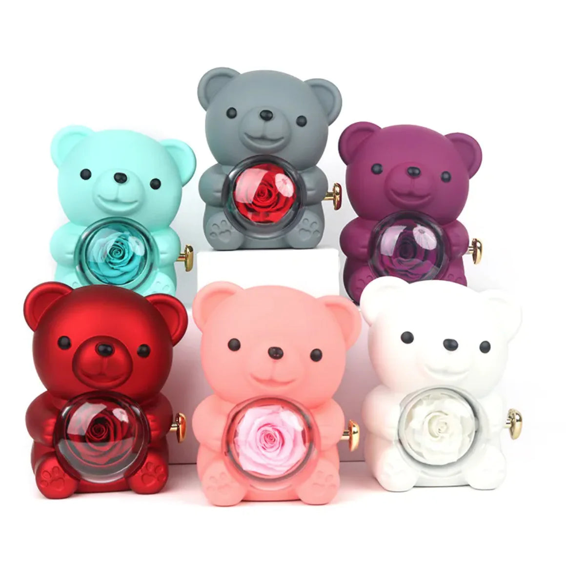 TwirlBloom™ Bear Jewellery Gift Box - Qobeyhub