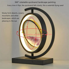 LuminSand Aura 3D Quicksand Table Lamp - Qobeyhub