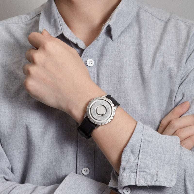 Iron Ball Magnetic Pointer Men's Watch - Qobeyhub