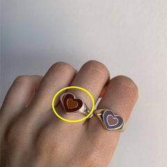 Creative Love Heart Ring - Qobeyhub