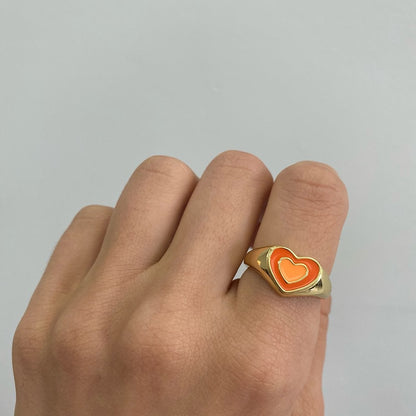 Creative Love Heart Ring - Qobeyhub