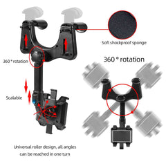 360° Rotatable Smart Phone Car Holder - Qobeyhub